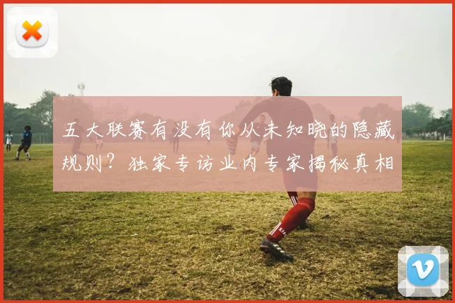 五大联赛有没有你从未知晓的隐藏规则?独家专访业内专家揭秘真相_20260611141730